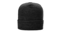 Heather Black Heathered Beanie with Cuff