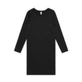 BLACK Wo's Mika Organic L/S Dress | 4033