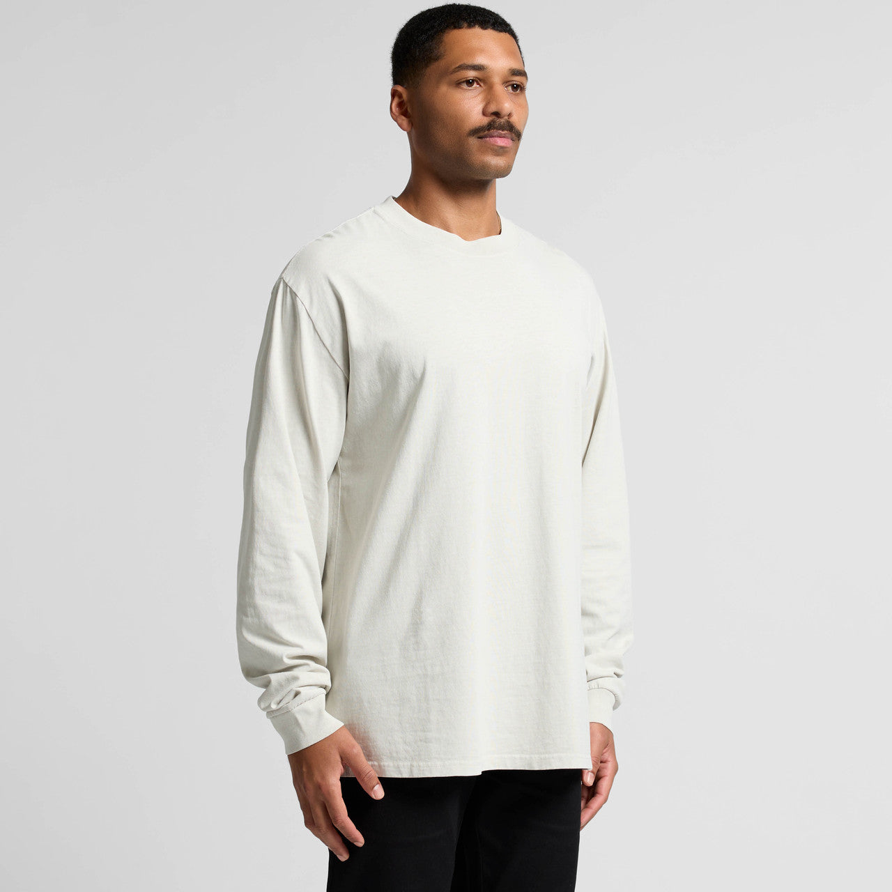 Right View of  Heavy Faded L/S Tee | 5083  grouped