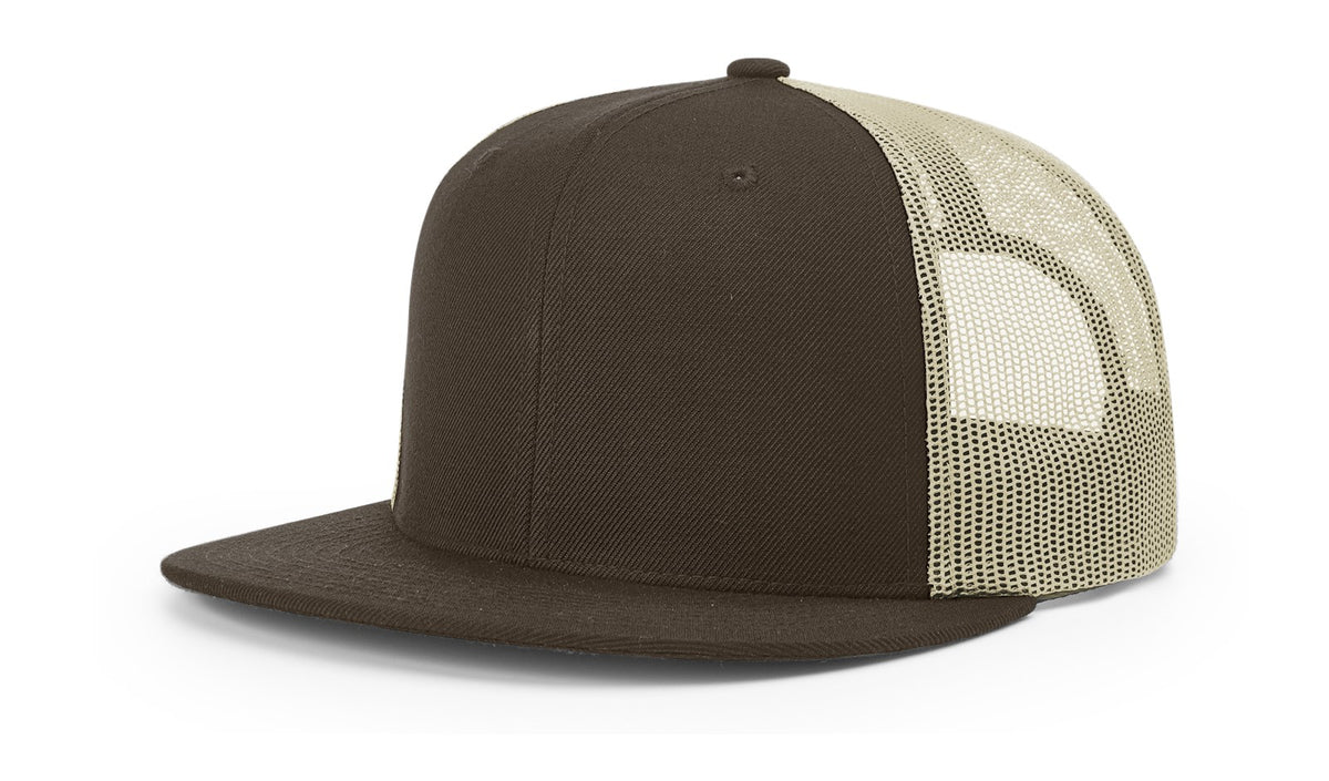 Brown/Khaki ACRYLIC-WOOL BLEND TRUCKER