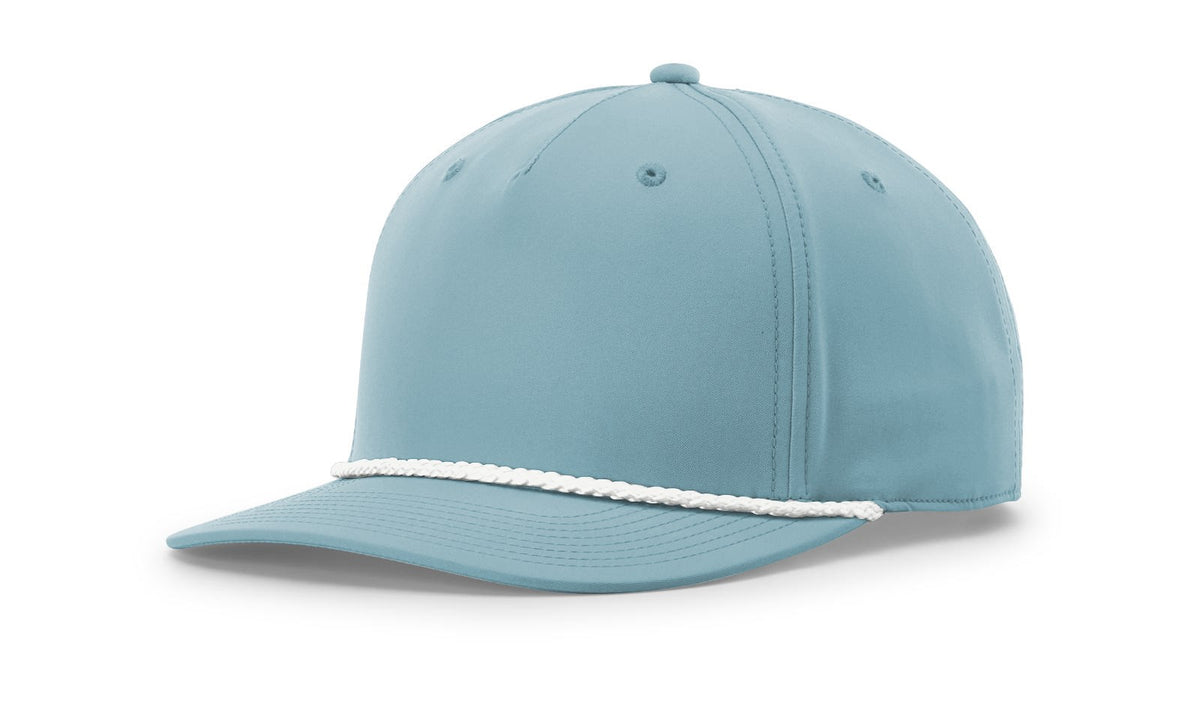 Smoke Blue-White 5 Panel Classic Rope Cap