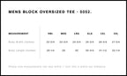Block Oversized Tee | 5052  grouped