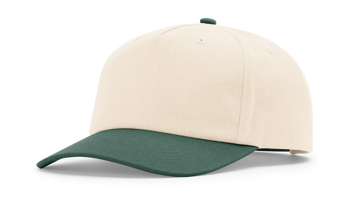 Cream/Dark Green 5 Panel Gramps
