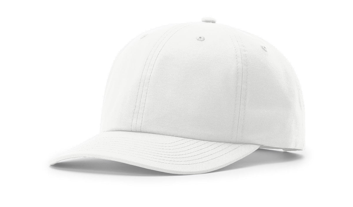 White Relaxed 6 Panel Snapback