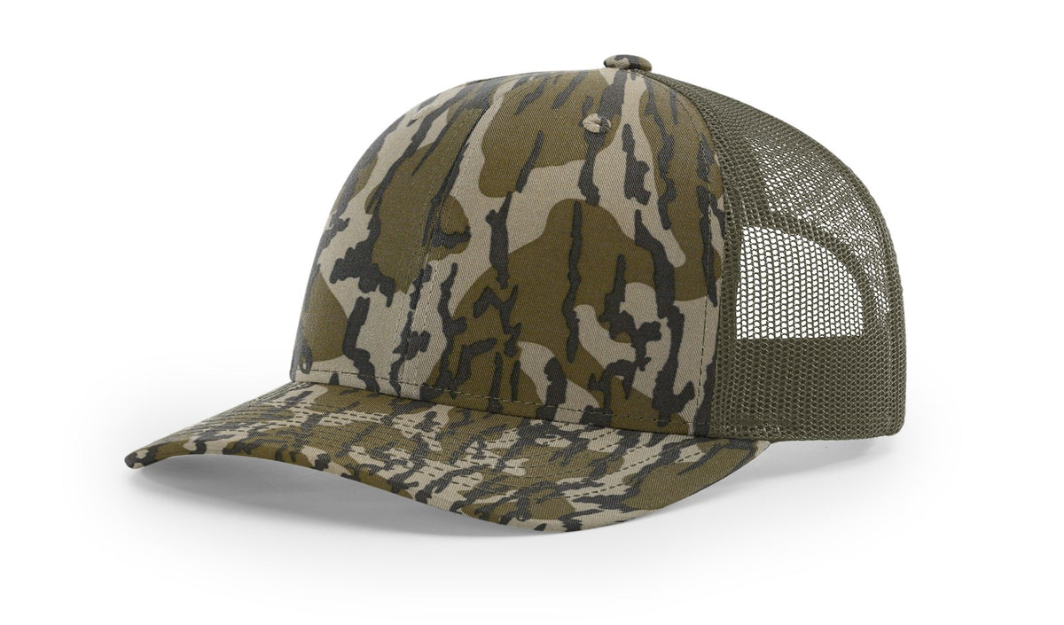 Mossy Oak Bottomland/Loden Printed Trucker