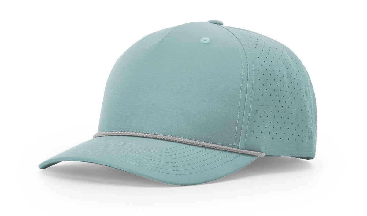 Smoke Blue/Grey-White Laser Perf Performance Rope Cap