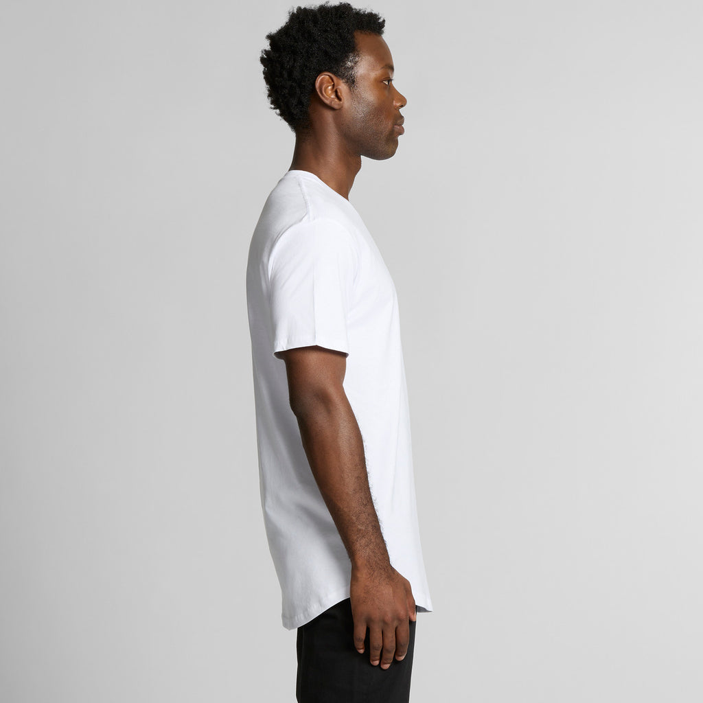 Left View of  Staple Curve Tee | 5076  grouped