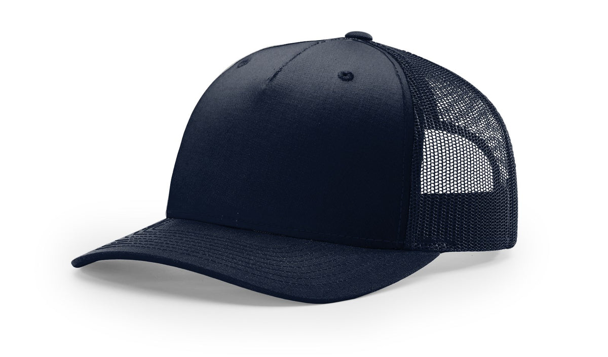 Navy Five Panel Trucker