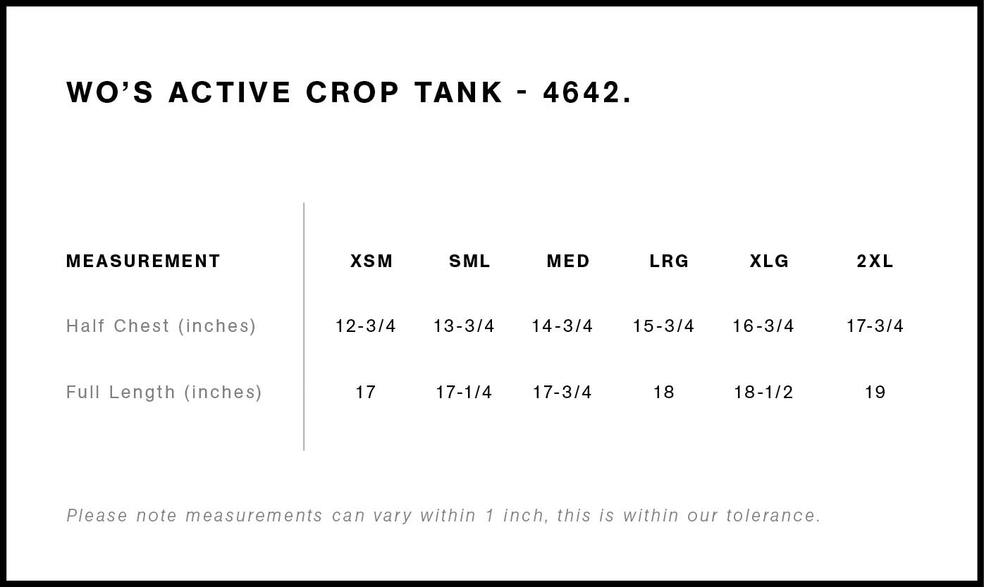 Wo's Active Crop Tank | 4642  grouped