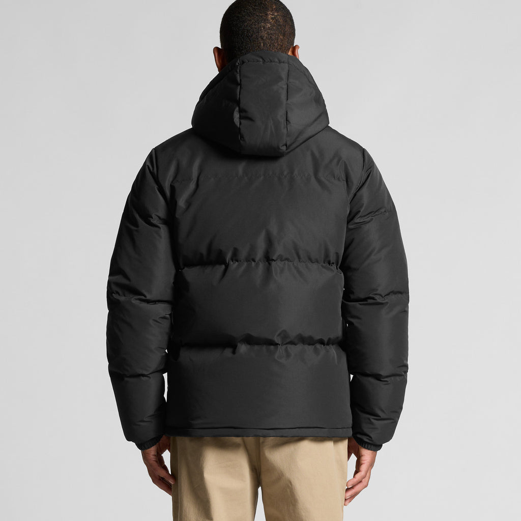Rear View of  Hooded Puffer Jacket | 5590  grouped