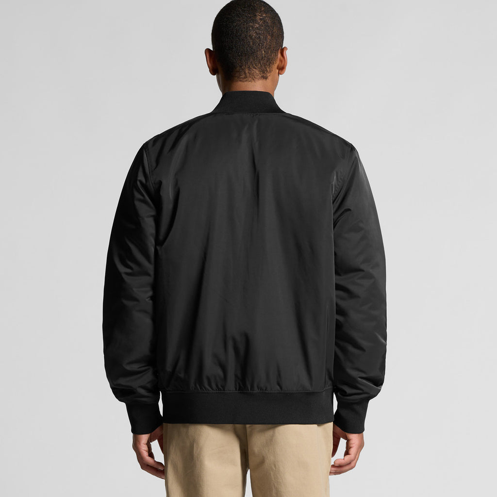 Rear View of  College Bomber Jacket | 5511  grouped