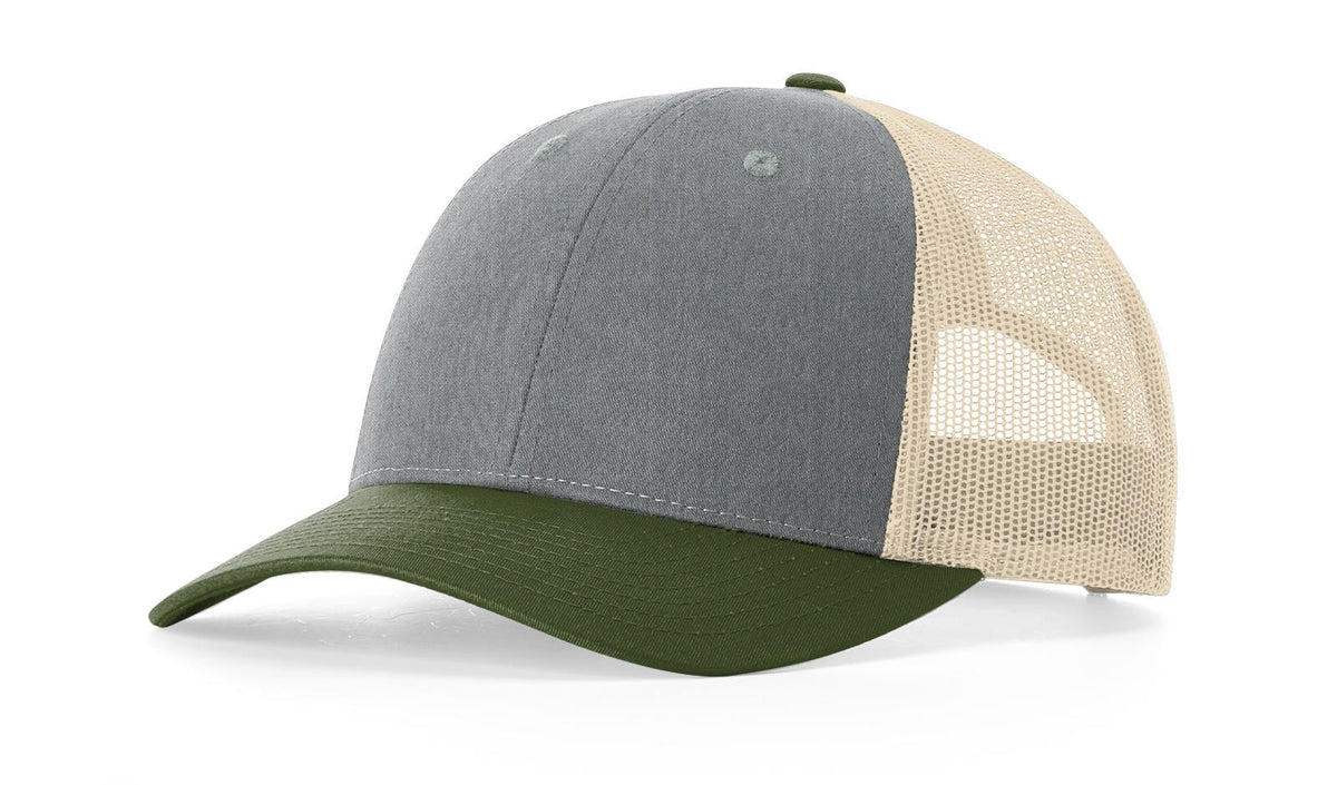Heather Grey/Birch/Army Olive Low Pro Trucker