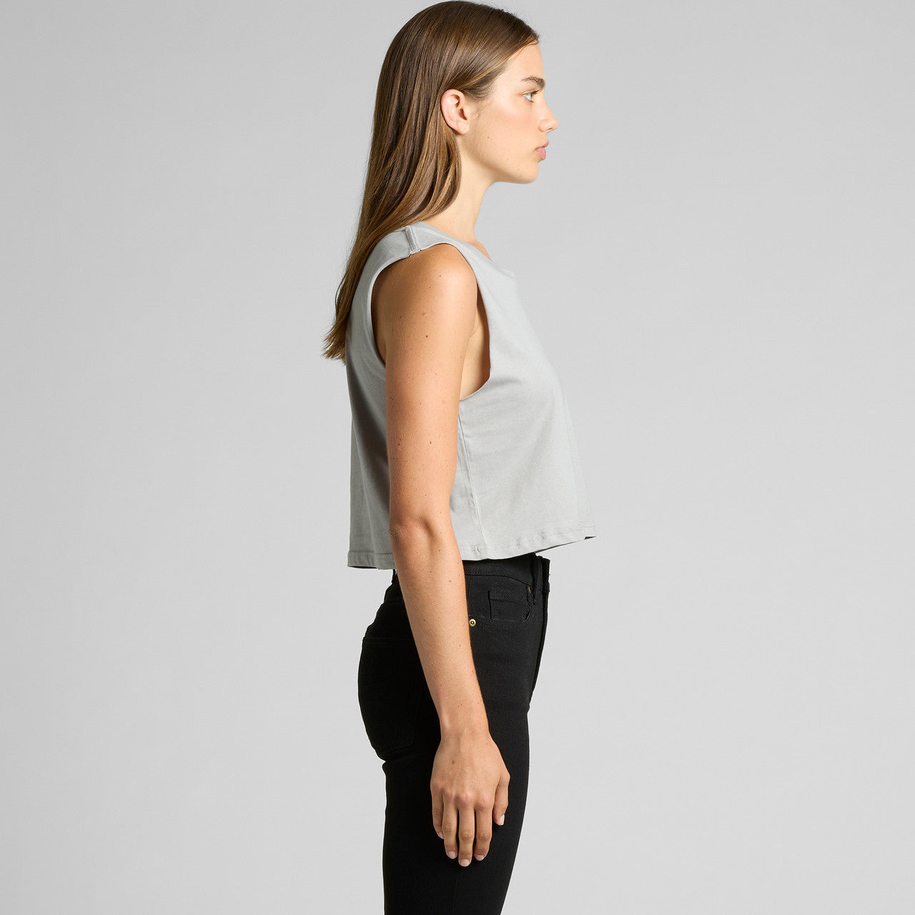 Left View of  Wo's Crop Tank | 4068  grouped