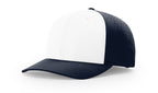 White/Navy Laser Perf R-Flex Snapback