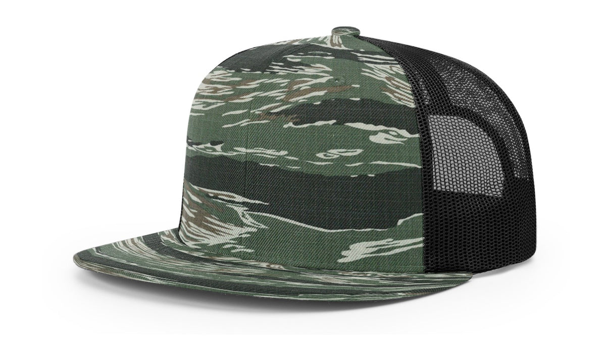 Tiger Camo/Black ACRYLIC-WOOL BLEND TRUCKER