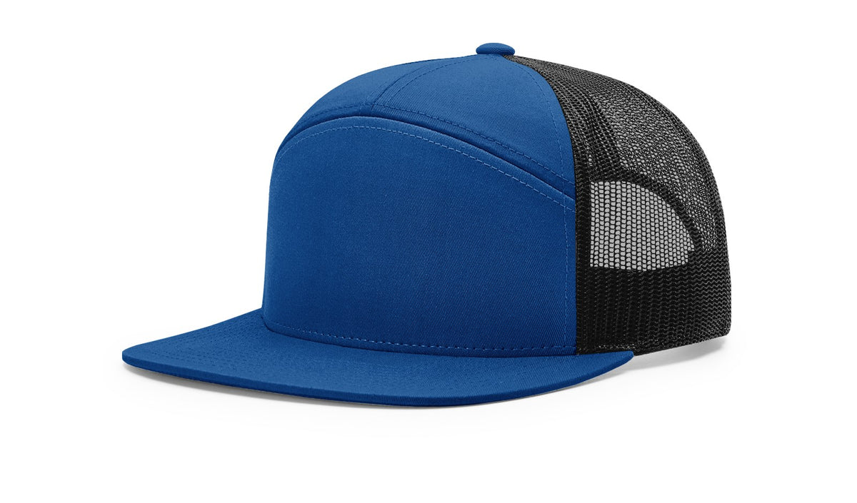 Royal/Black 7 Panel Mesh Back