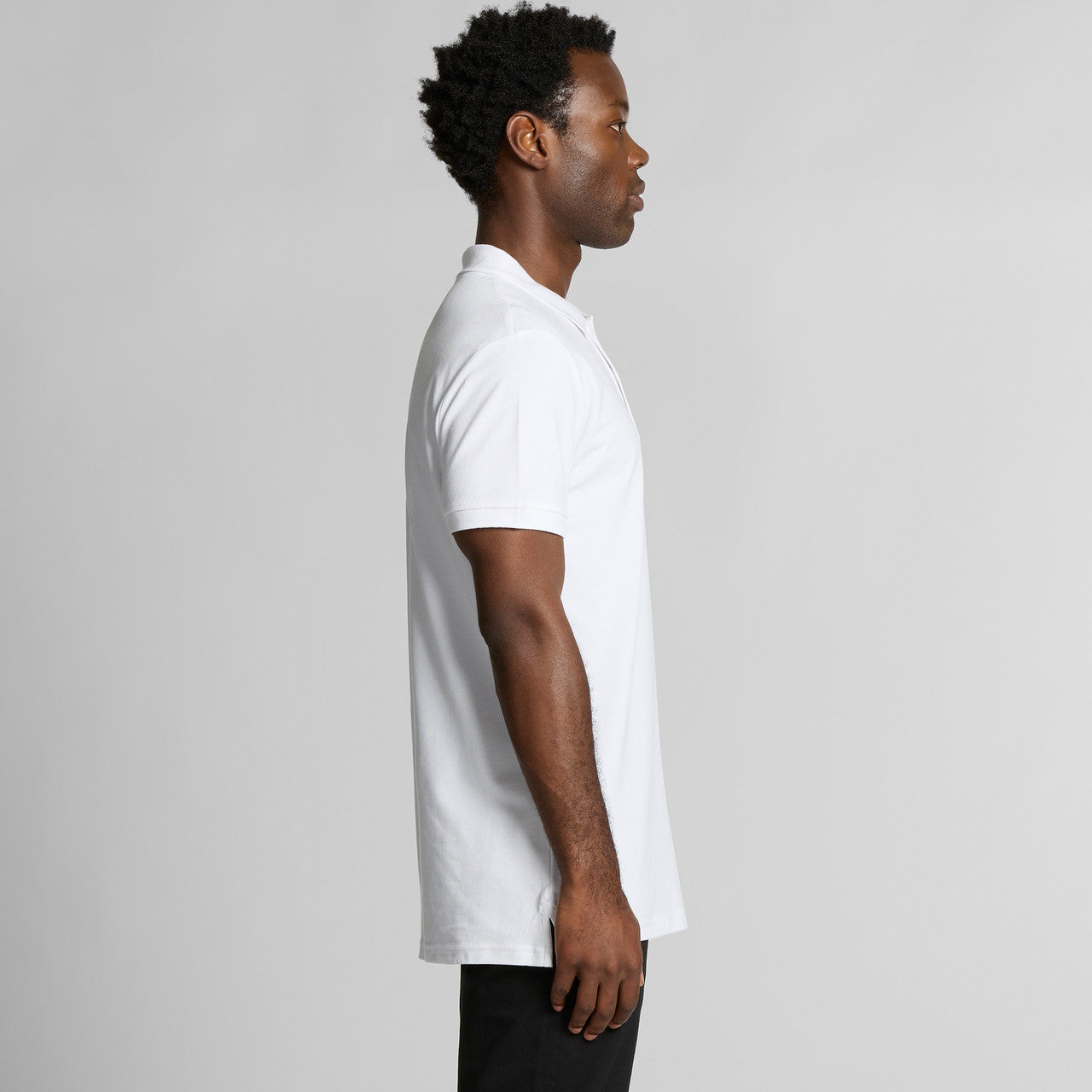 Left View of  Pique Polo | 5411  grouped