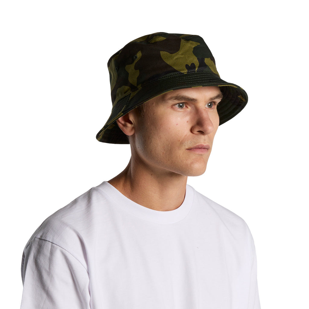 Front View of  Camo Bucket Hat | 1117C  grouped