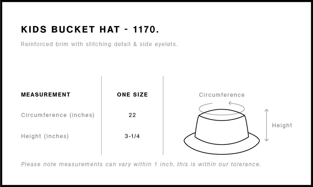 Kids Bucket Hat | 1170  grouped