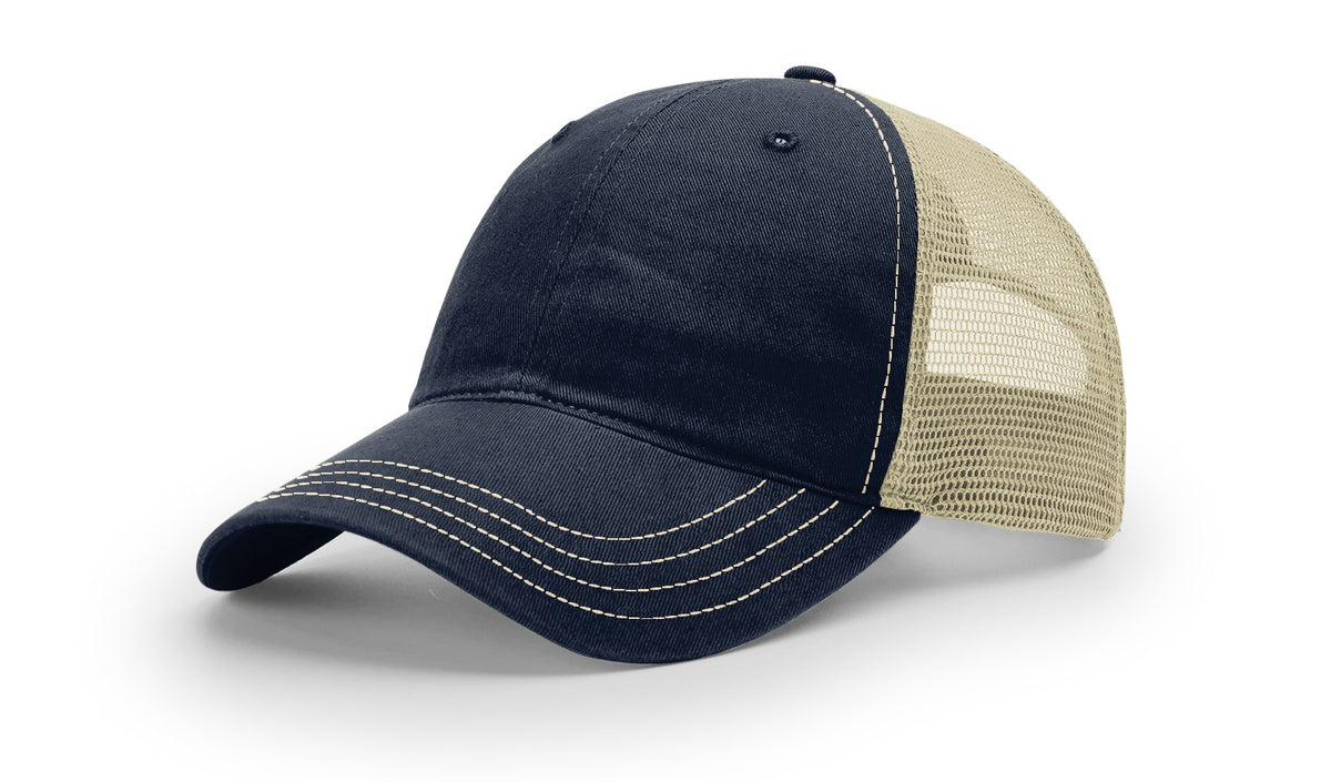 Navy/Khaki Garment Washed Trucker