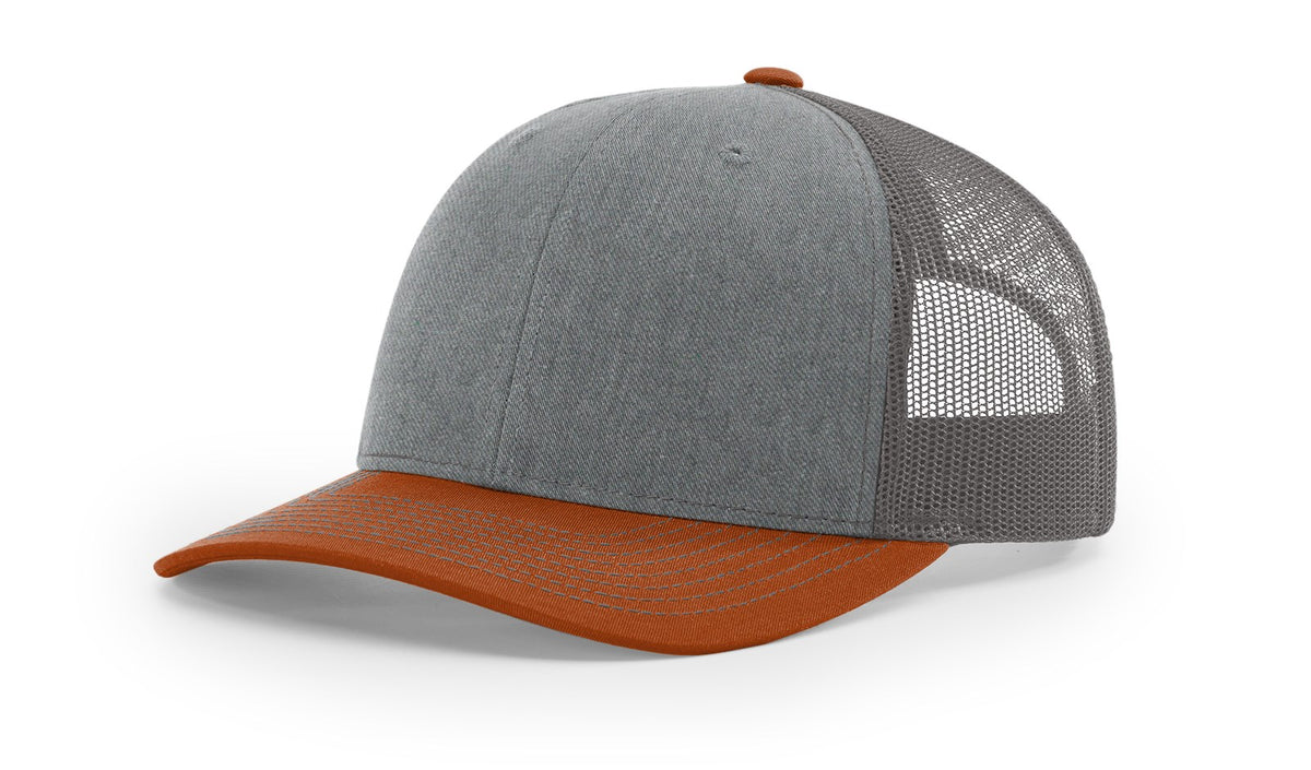 Heather Grey/Charcoal/Dark Ora Trucker