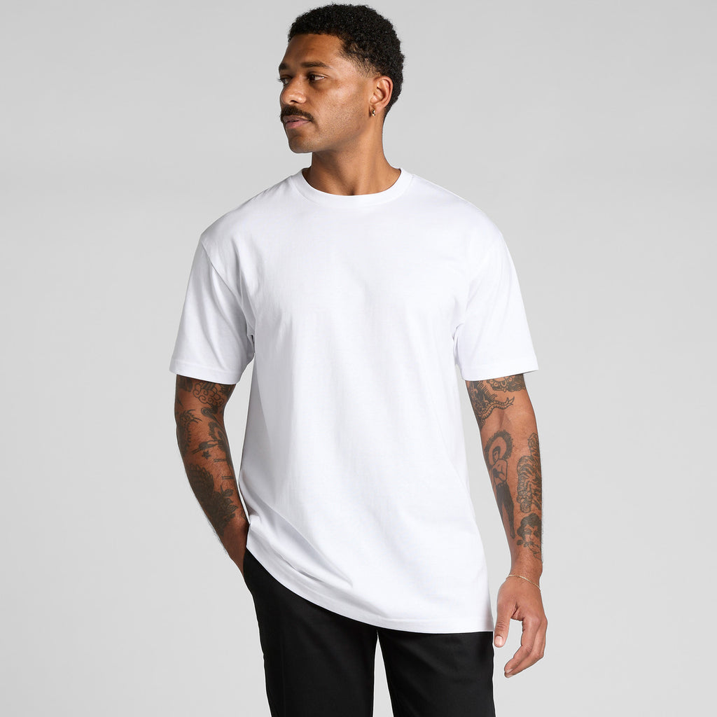 Rear View of  Block Tubular Tee | 5050  grouped