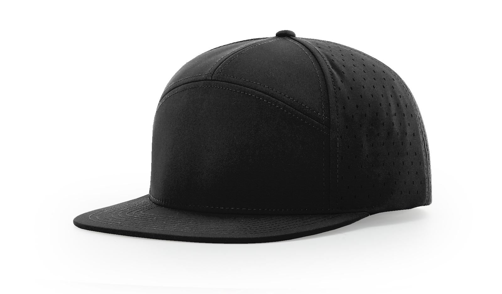 Black Cannon 7 Panel Performance Cap