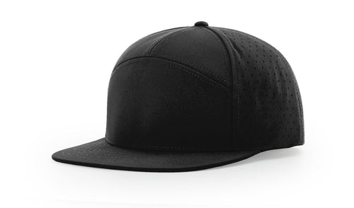 Black Cannon 7 Panel Performance Cap