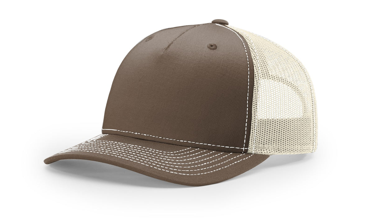 Chocolate Chip/Birch Five Panel Trucker