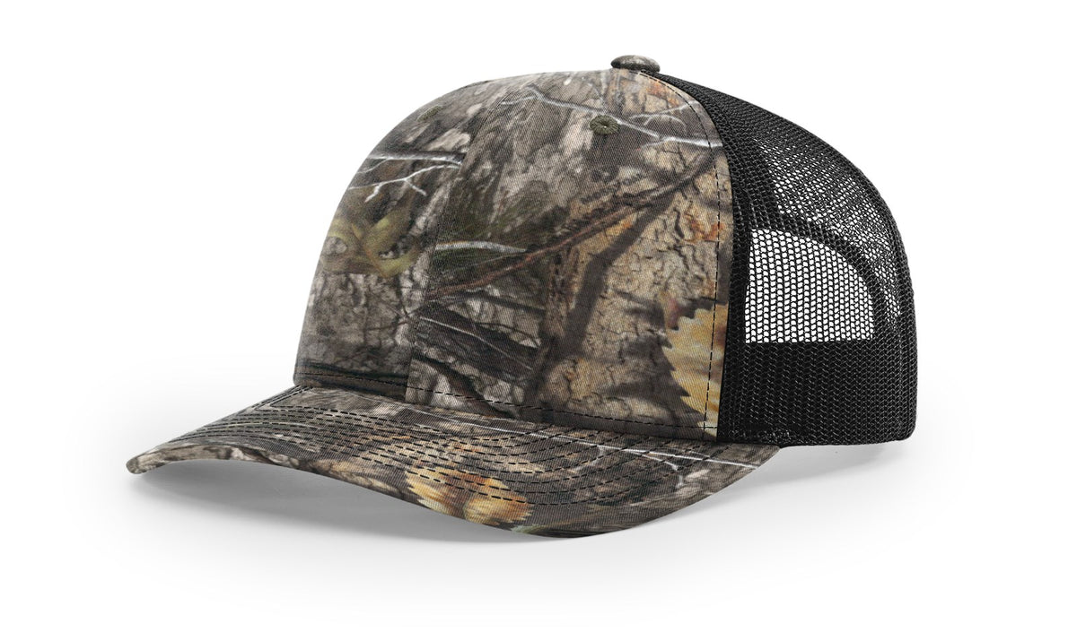 Mossy Oak Country DNA/Black Printed Trucker