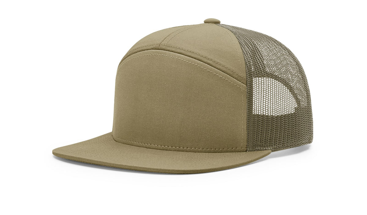 Pale Khaki/Loden 7 Panel Mesh Back
