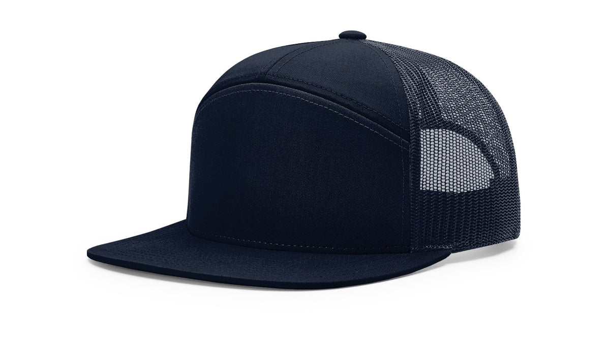 Navy 7 Panel Mesh Back