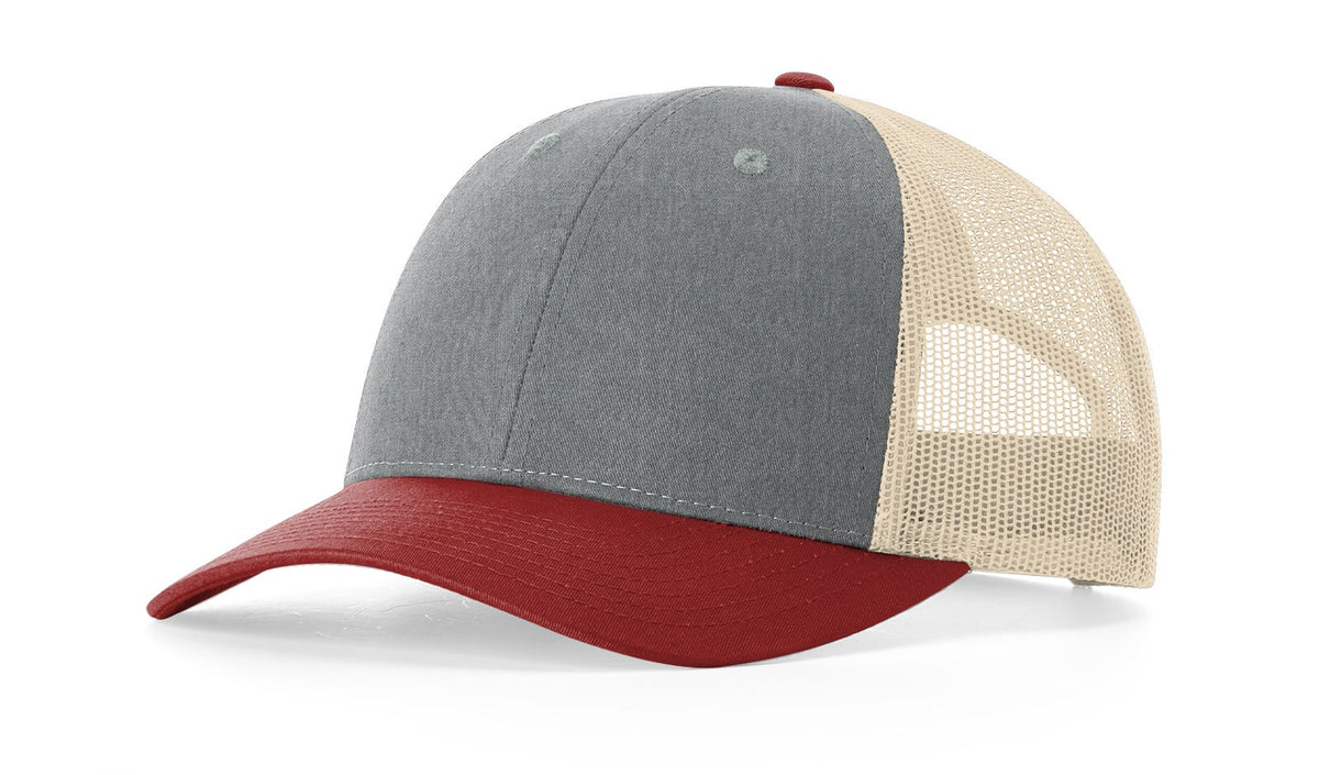 Heather Grey/Birch/Cardinal Low Pro Trucker