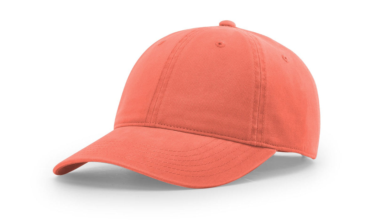 Coral GARMENT WASHED BRUSHED TWILL