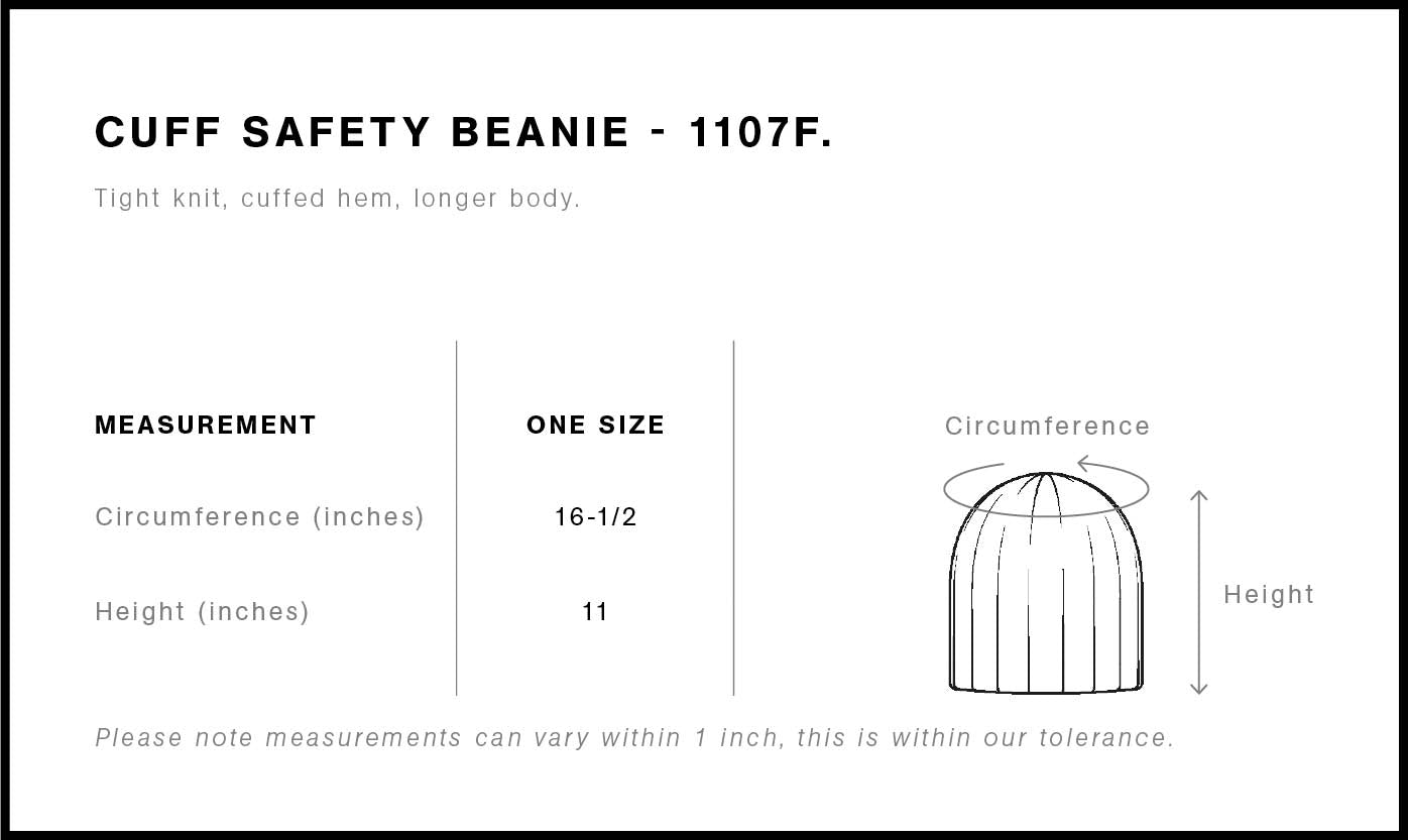 Cuff Safety Beanie | 1107F  grouped