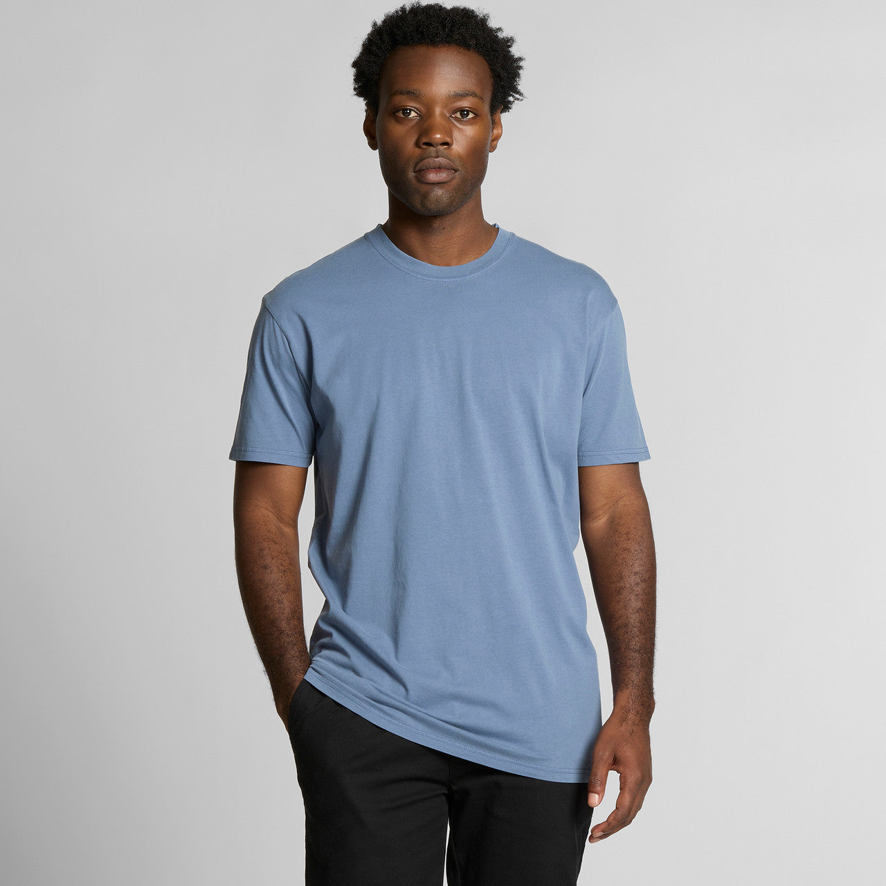 Rear View of  Staple Faded Tee | 5065  grouped