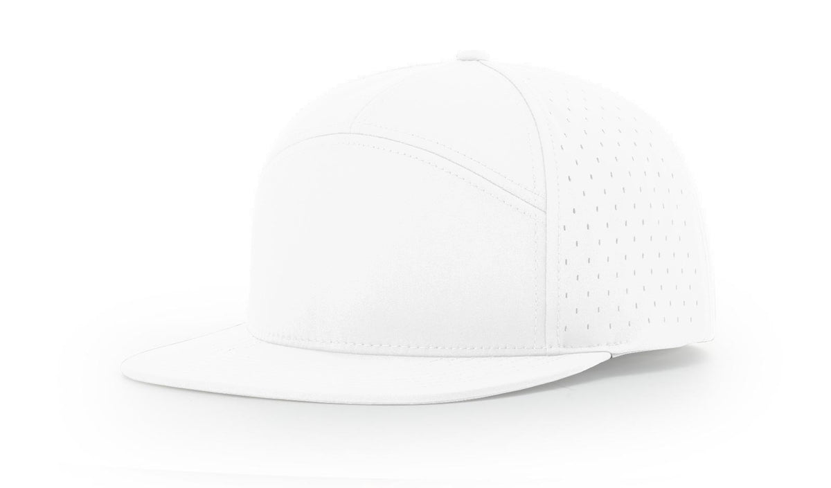 White Cannon 7 Panel Performance Cap