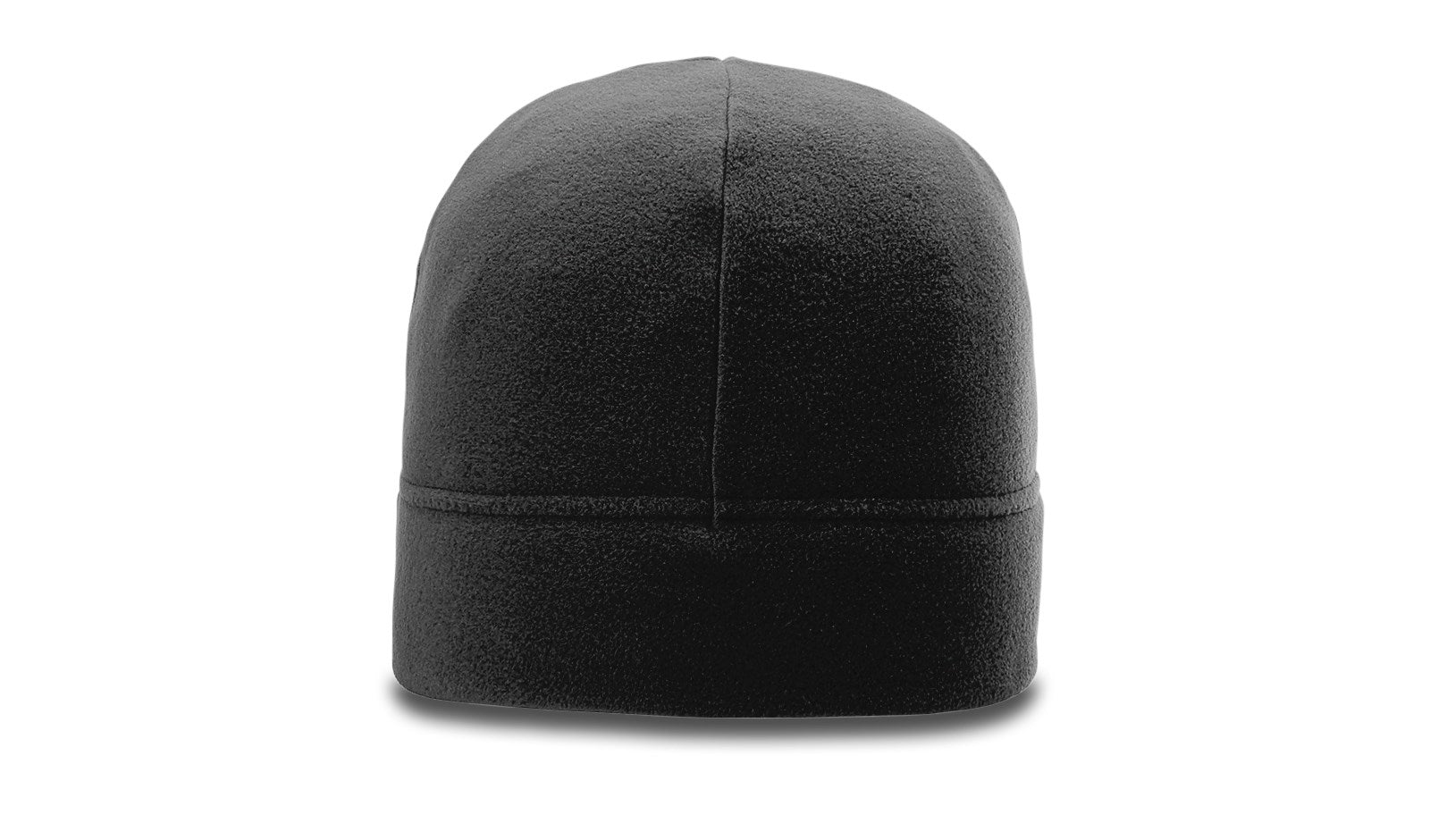 Black Microfleece Beanie