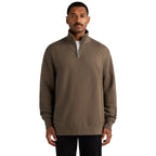 Front View of  Stencil Half Zip Crew | 5125  grouped