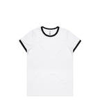 Wo's Maple Ringer Tee | 4053  grouped