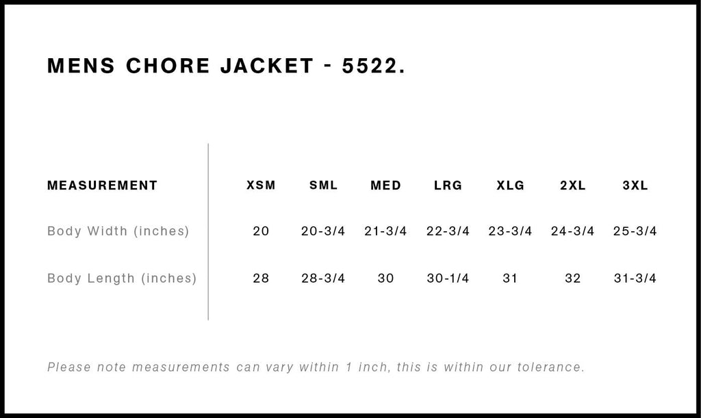 Chore Jacket | 5522  grouped