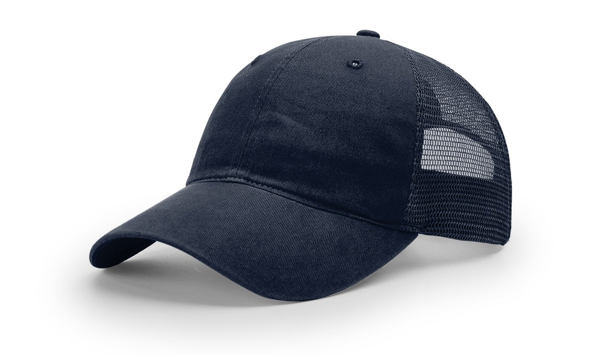 Navy Garment Washed Trucker