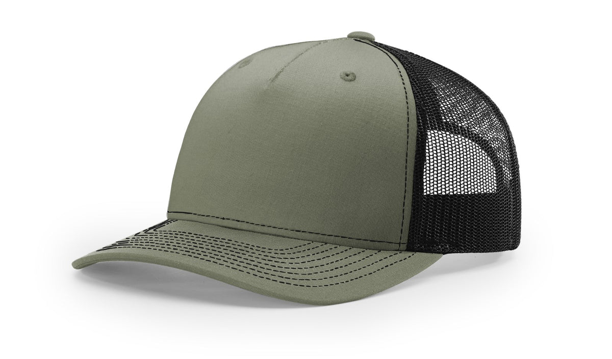 Loden/Black Five Panel Trucker
