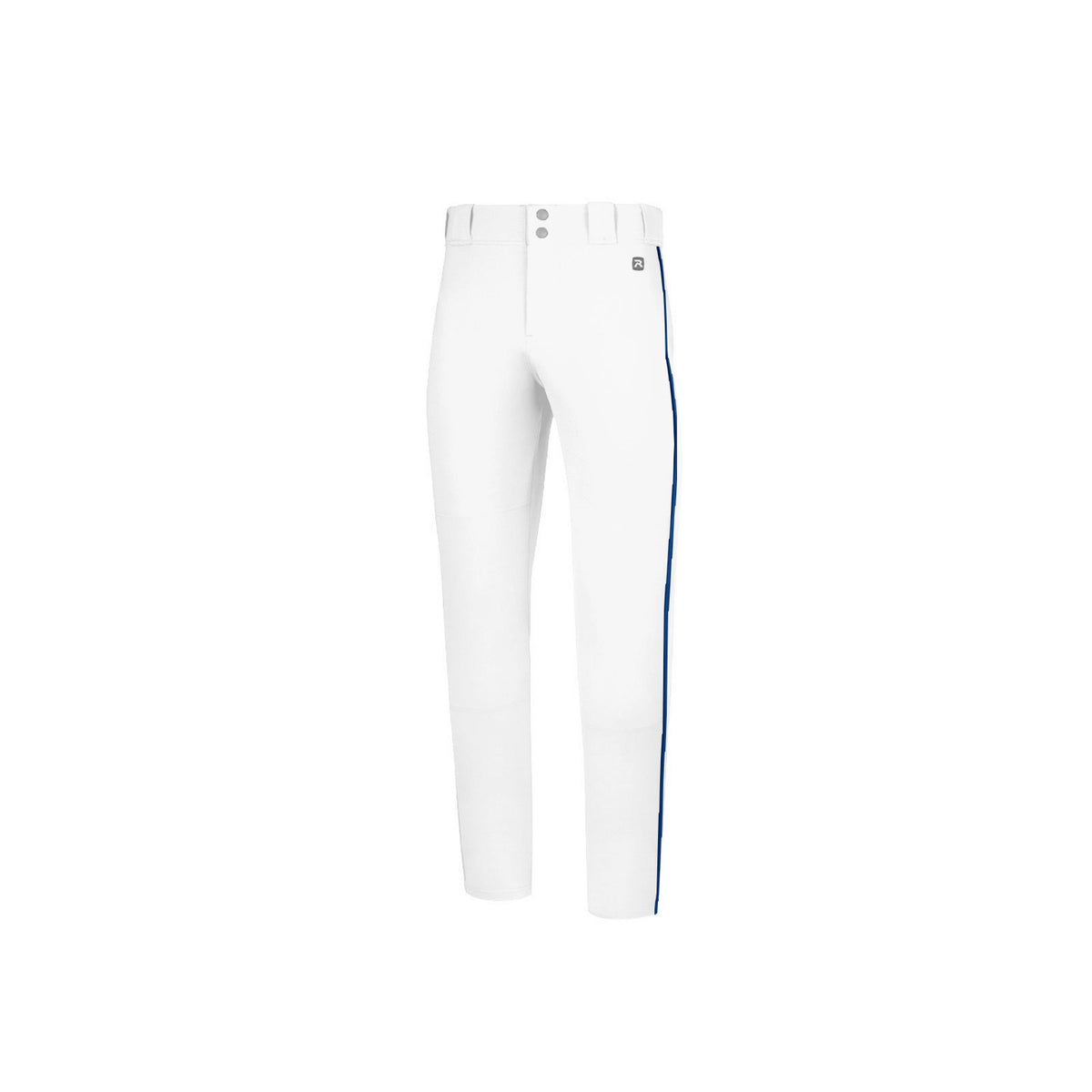 White/Royal Stock PTS Baseball Piped Tailored Pant