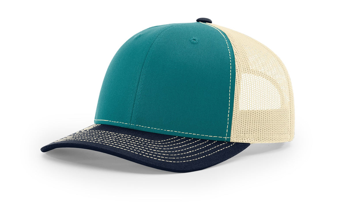 Blue Teal/Birch/Navy Trucker