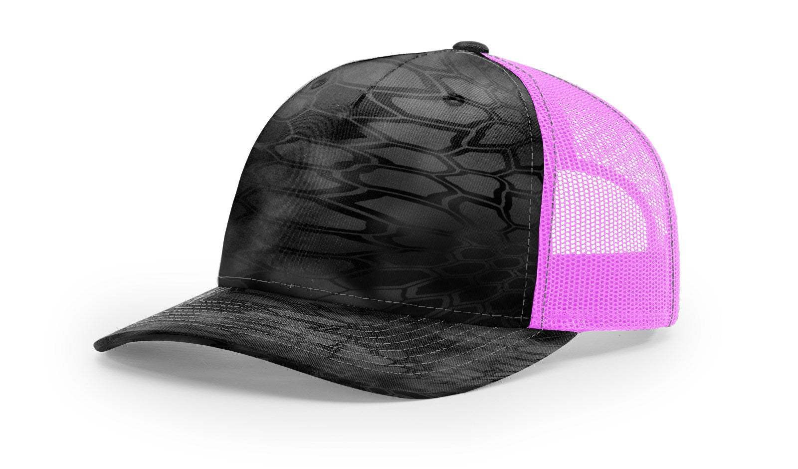 Kryptek Typhon/Neon Pink Printed Five Panel Trucker