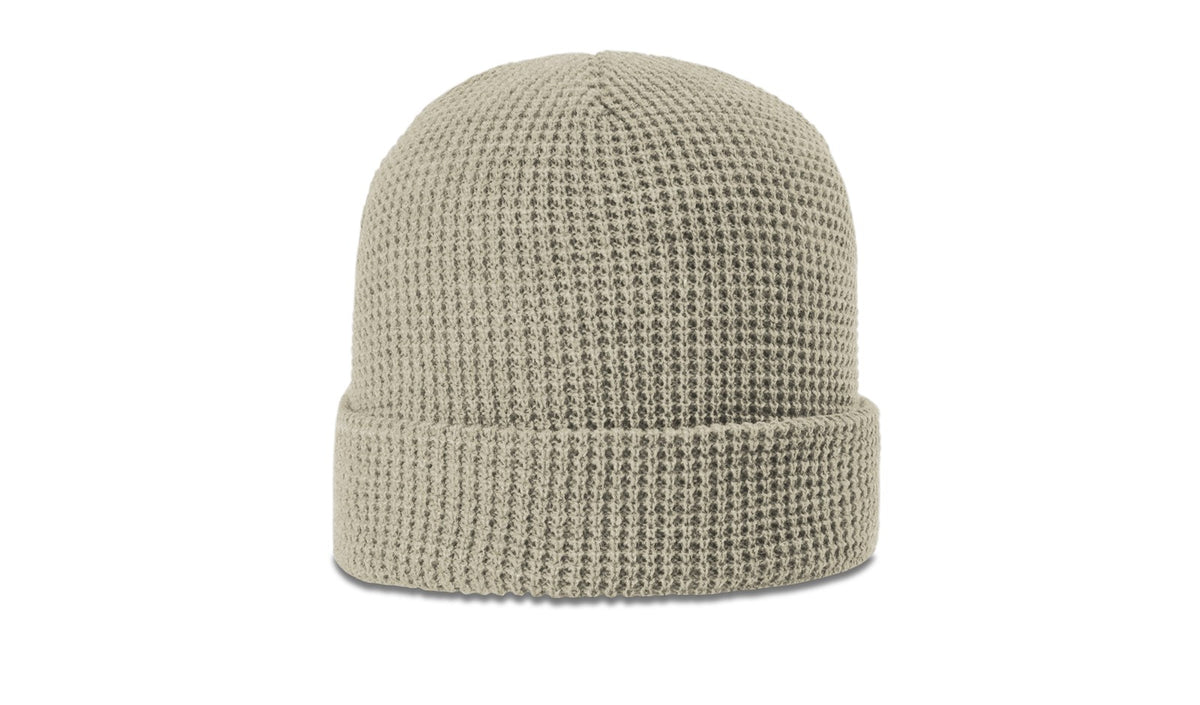 Birch Waffle Knit Beanie with Cuff
