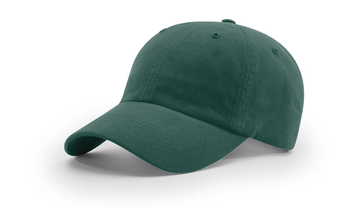 Dark Green Garment Washed Twill