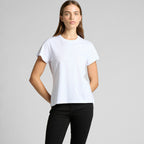 Rear View of  Wo's Basic Tee | 4051  grouped