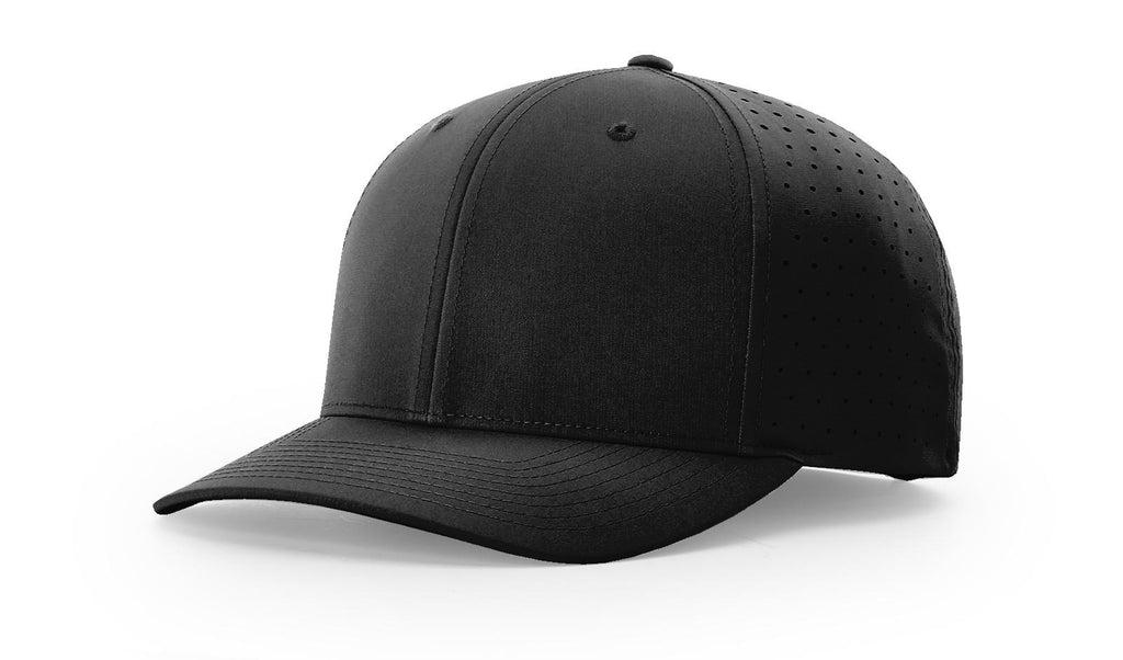 Black Laser Perf R-Flex Snapback